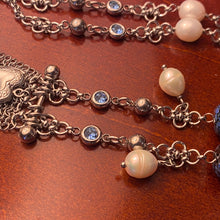 Load image into Gallery viewer, Blueberry Banner Opera Necklace