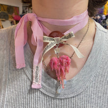 Load image into Gallery viewer, Lovesong Ribbon Heart Necklace