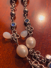 Load image into Gallery viewer, Blueberry Banner Opera Necklace
