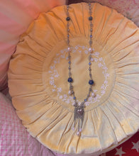 Load image into Gallery viewer, Blueberry Banner Opera Necklace