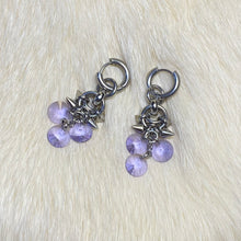 Load image into Gallery viewer, Lilac Viper Earrings
