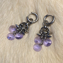 Load image into Gallery viewer, Lilac Viper Earrings