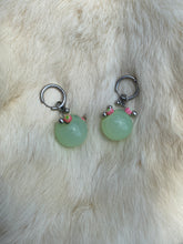 Load image into Gallery viewer, Green Apple Bobble Earrings
