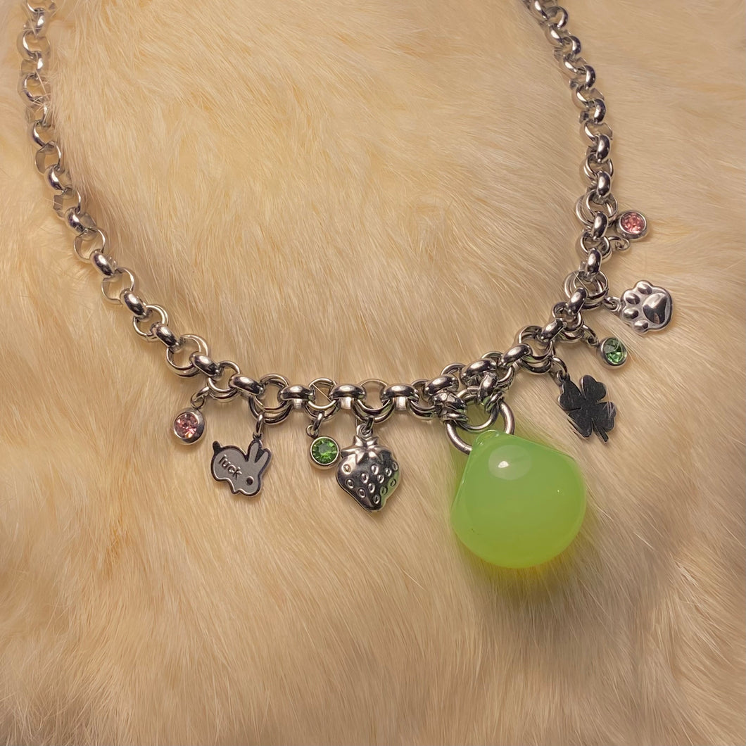 Lucky Bobble Charm Necklace