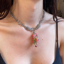 Load image into Gallery viewer, Electric Organism Chainmail Necklace
