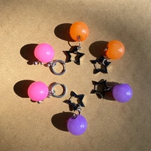 Load image into Gallery viewer, Starfall Orange Bobble Earrings
