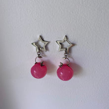 Load image into Gallery viewer, Starfall Pink Bobble earrings
