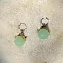 Load image into Gallery viewer, Green Apple Bobble Earrings
