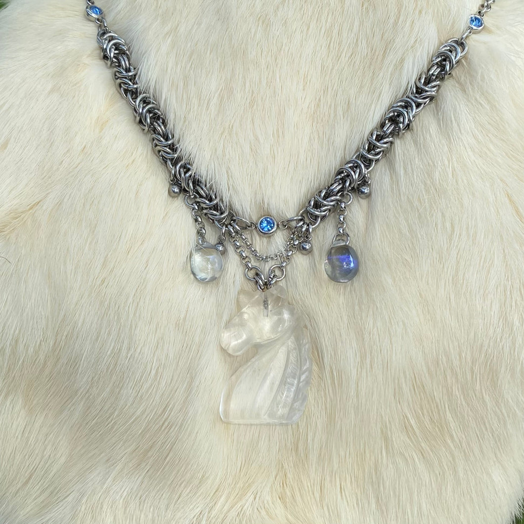 Magic Crystal Unicorn Necklace