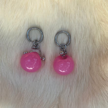 Load image into Gallery viewer, Pierced Pink Bobble Earrings
