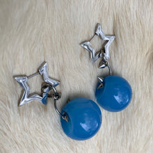 Load image into Gallery viewer, Starfall Blue Bobble Earrings
