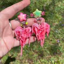 Load image into Gallery viewer, “Star-Dolly” Goo Heart Earrings
