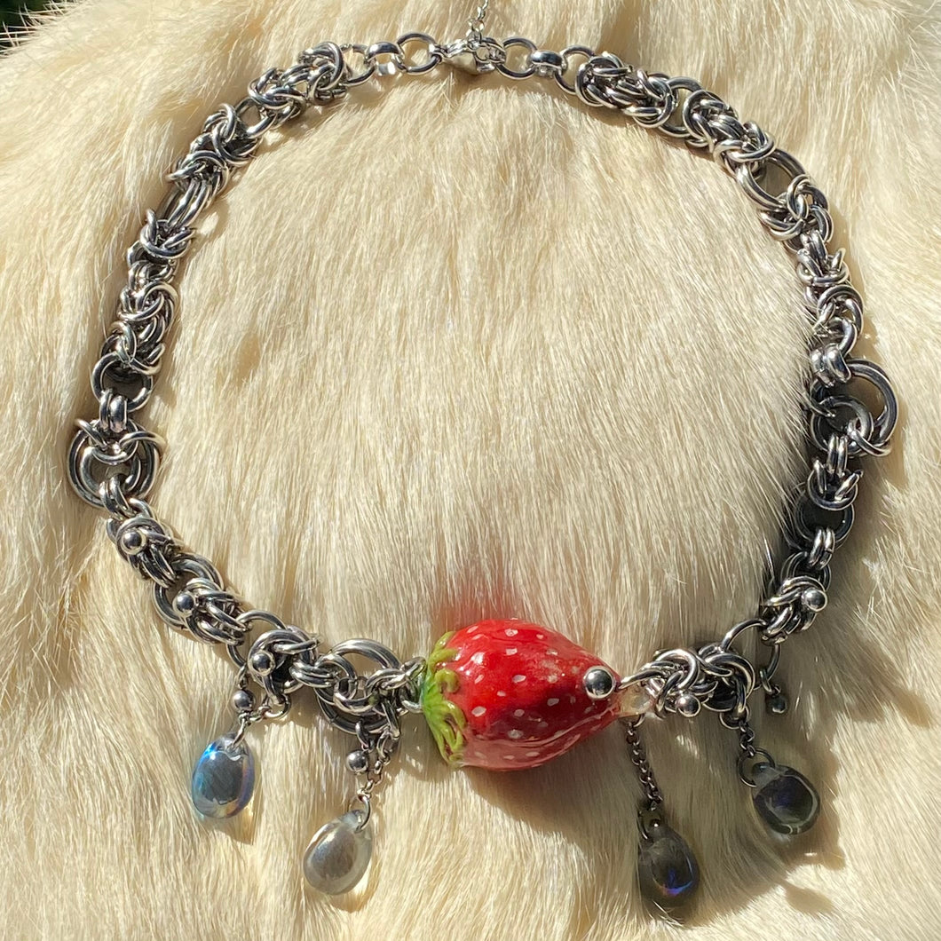Wet Strawberry Choker