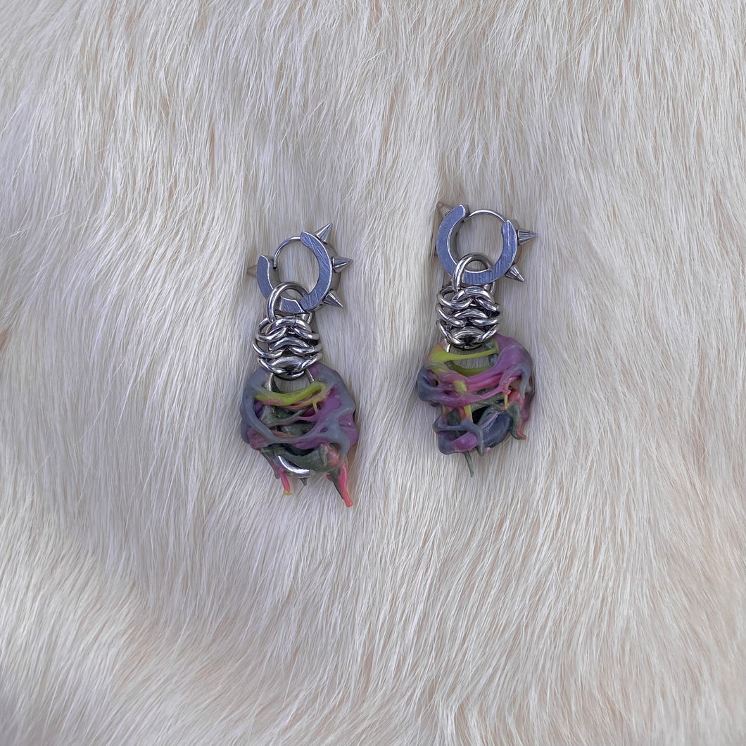 Corrupted Warrior Earrings