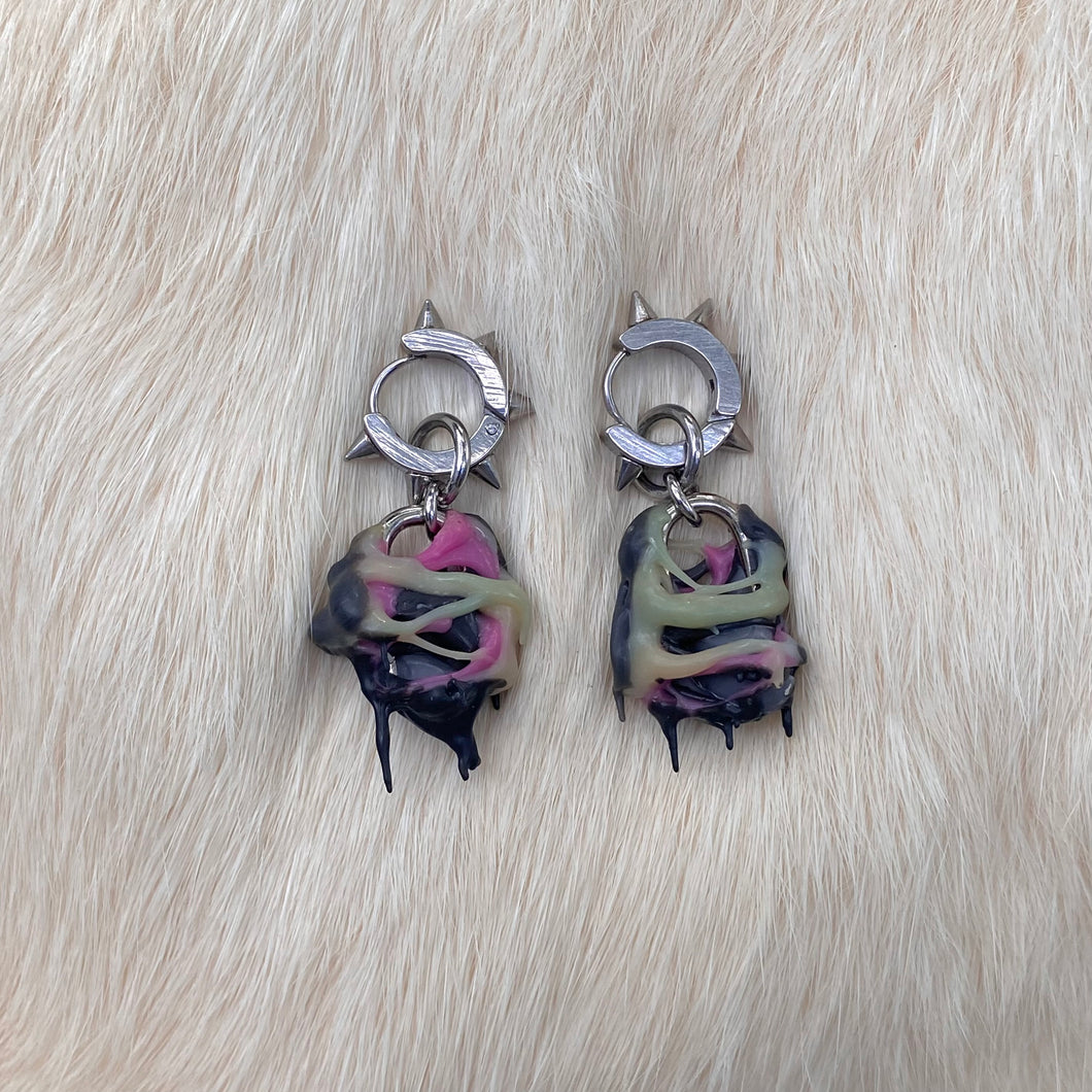Corrupted Gem Earrings
