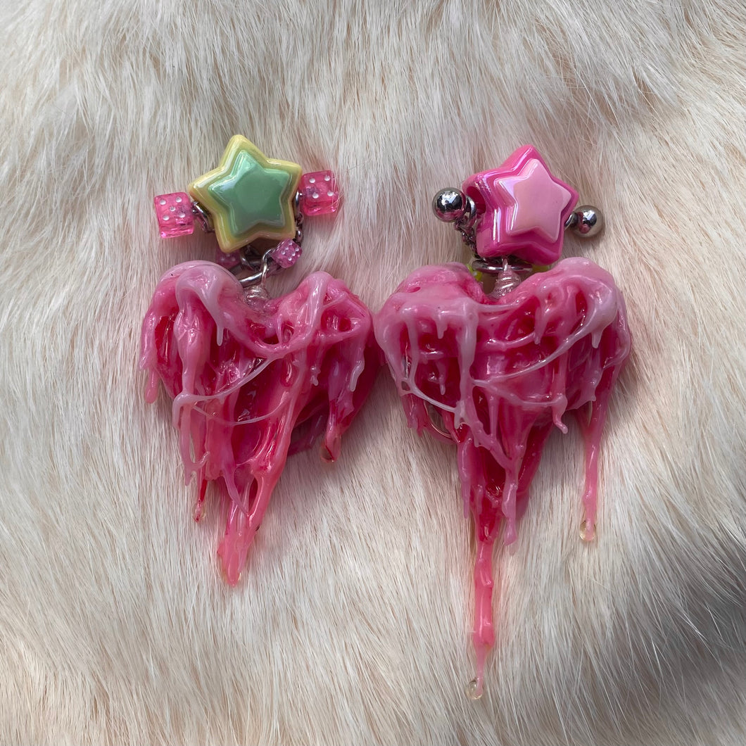 “Star-Dolly” Goo Heart Earrings