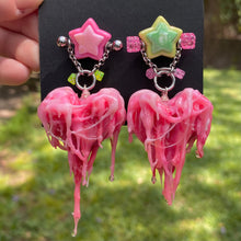 Load image into Gallery viewer, “Star-Dolly” Goo Heart Earrings
