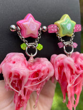 Load image into Gallery viewer, “Star-Dolly” Goo Heart Earrings
