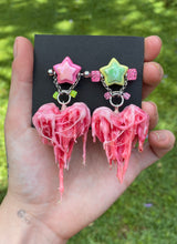 Load image into Gallery viewer, “Star-Dolly” Goo Heart Earrings
