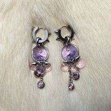 Load image into Gallery viewer, Lilac Chandelier Earrings
