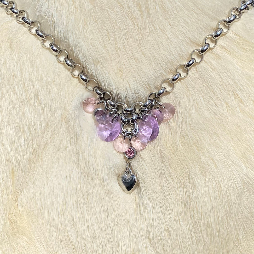 Lilac Lace Necklace